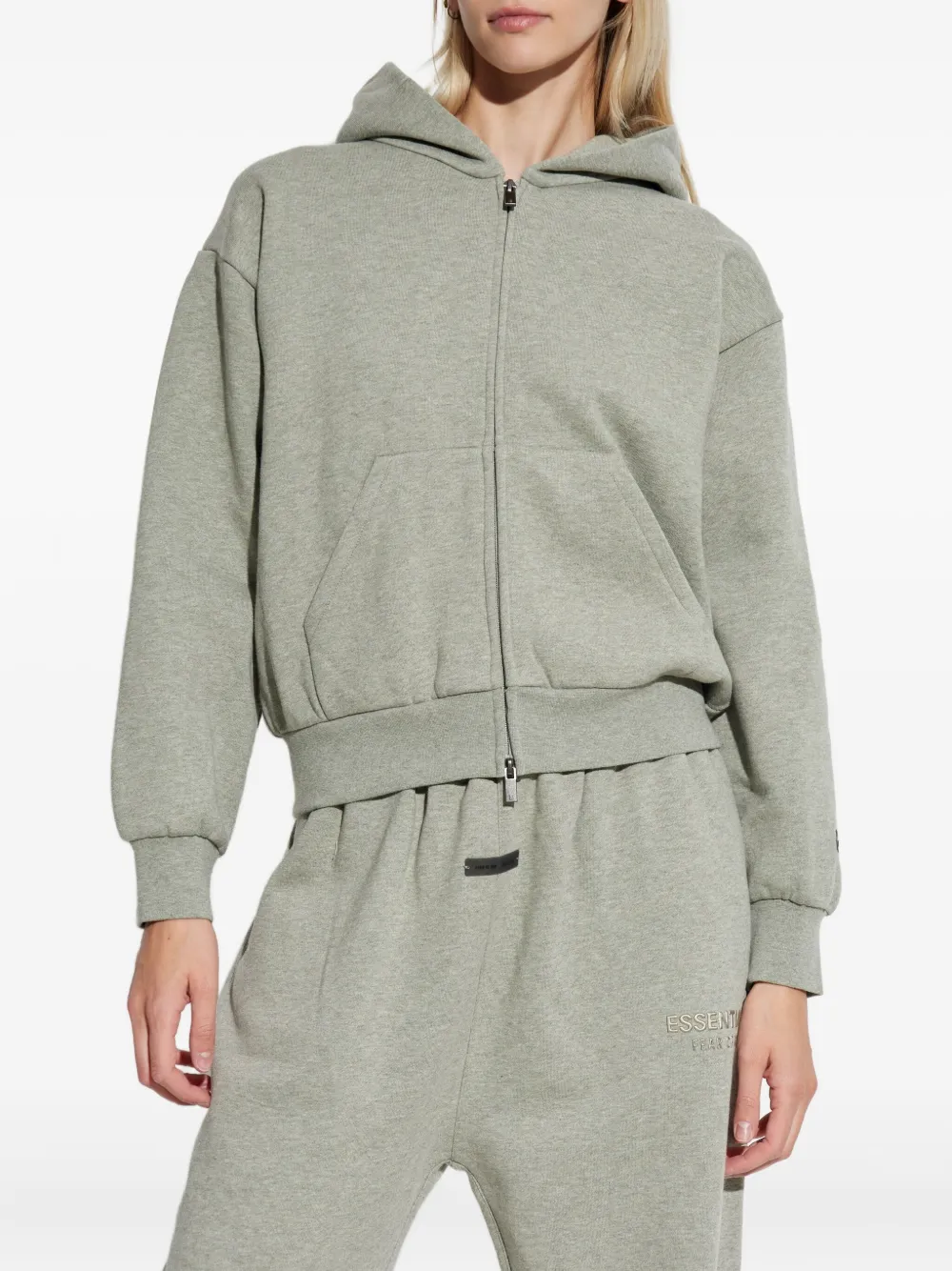 FEAR OF GOD ESSENTIALS Hoodie met rits Grijs