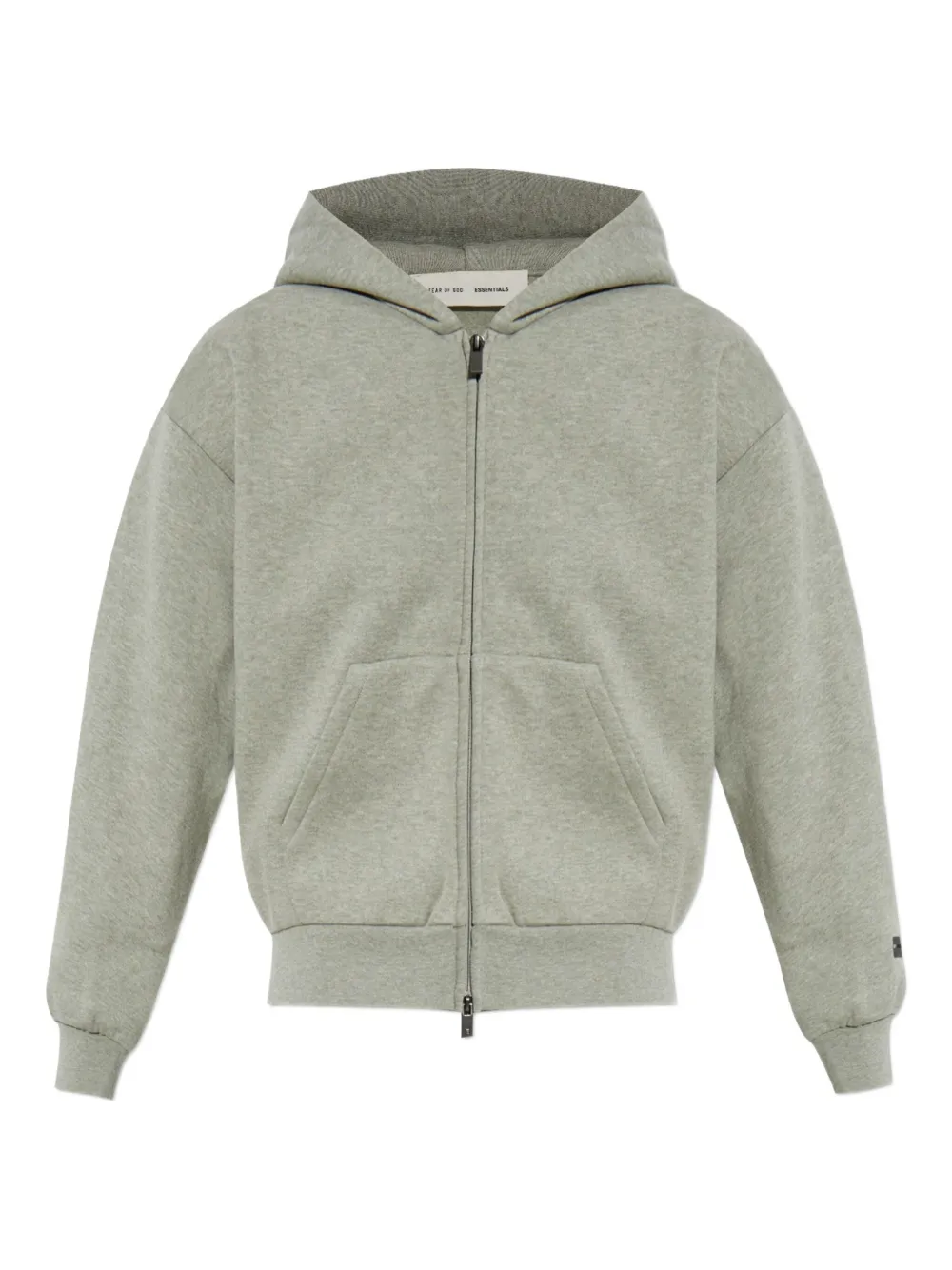FEAR OF GOD ESSENTIALS hoodie à fermeture zippée | gris | Image 1