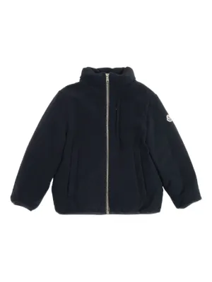 Moncler モンクレール　エンブロイダリー　フード付きジャケット MONCLER (モンクレール) ウール フード着脱 パーカー ダウンブルゾン