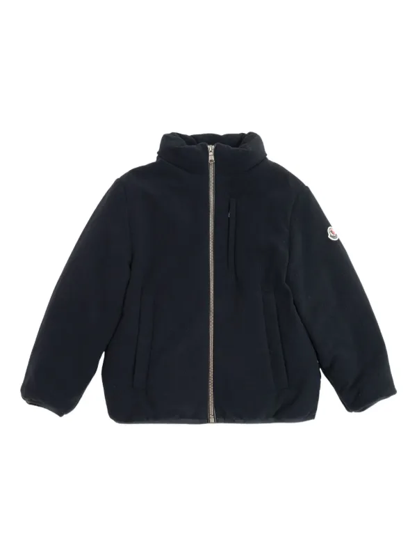 Moncler Enfant フリースパネル パデッドジャケット | ブラック