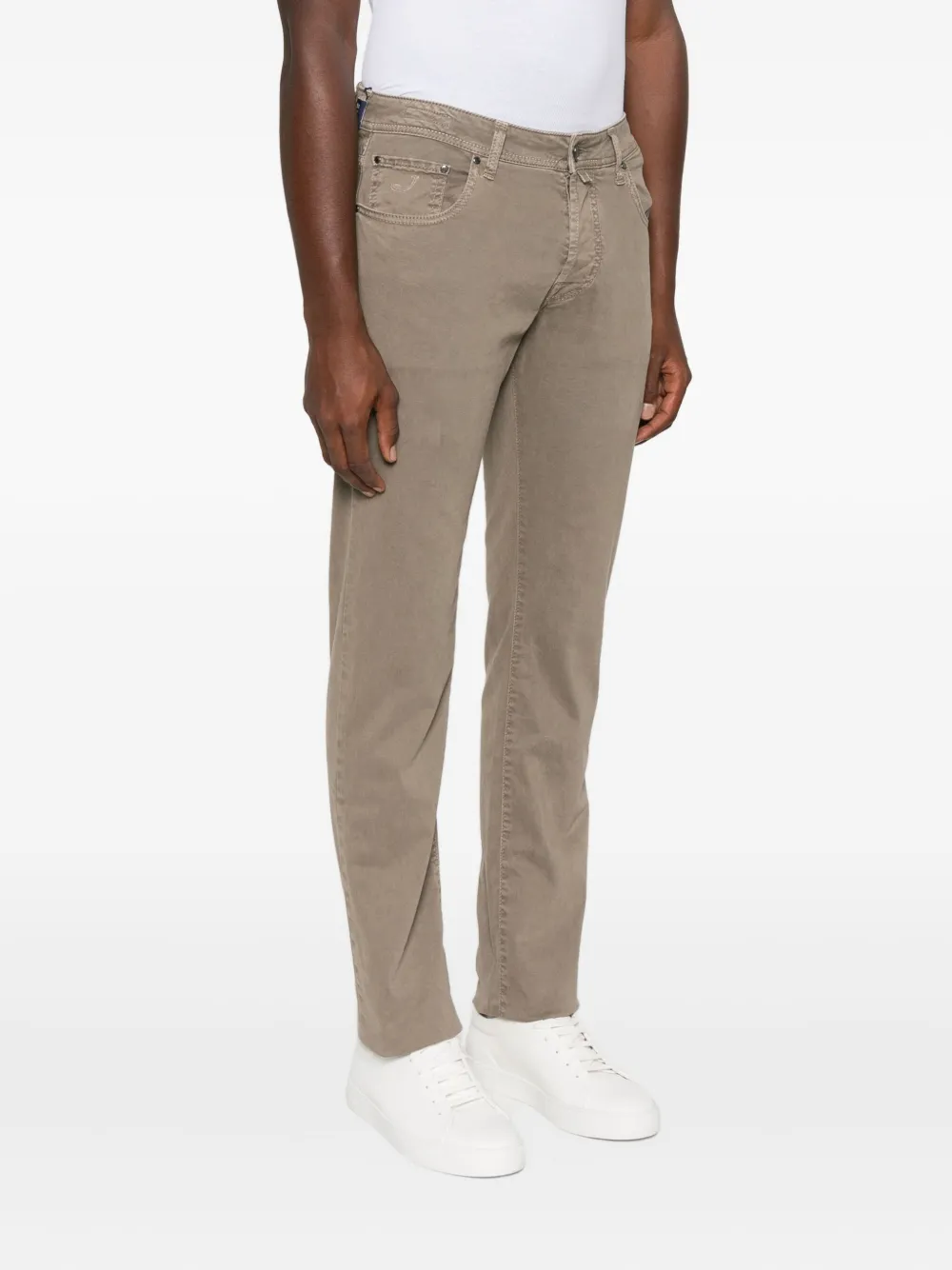 Jacob Cohën Straight broek Bruin