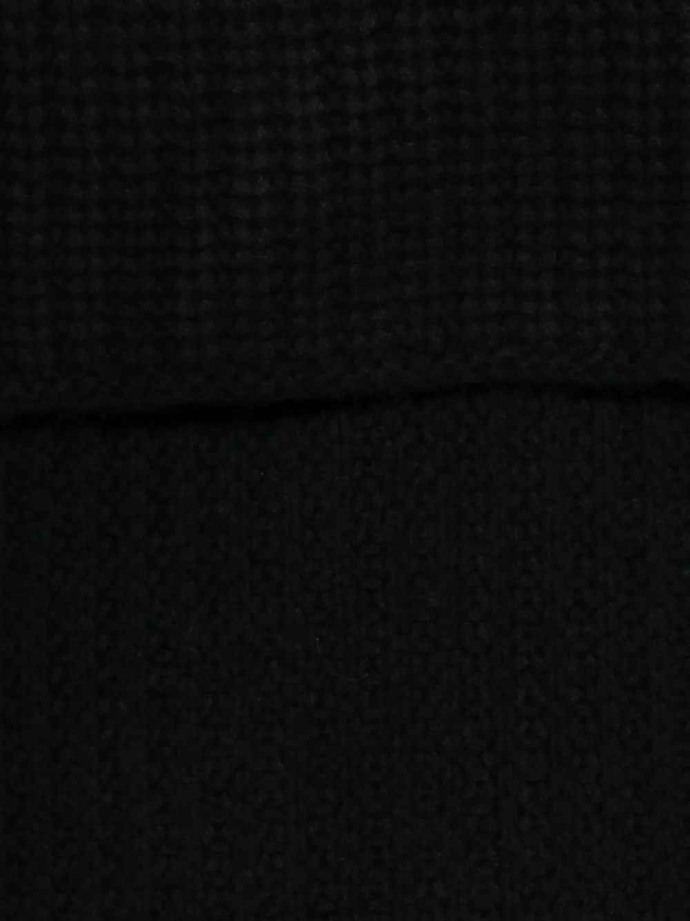 Liska Gerippter Kaschmirschal In Black