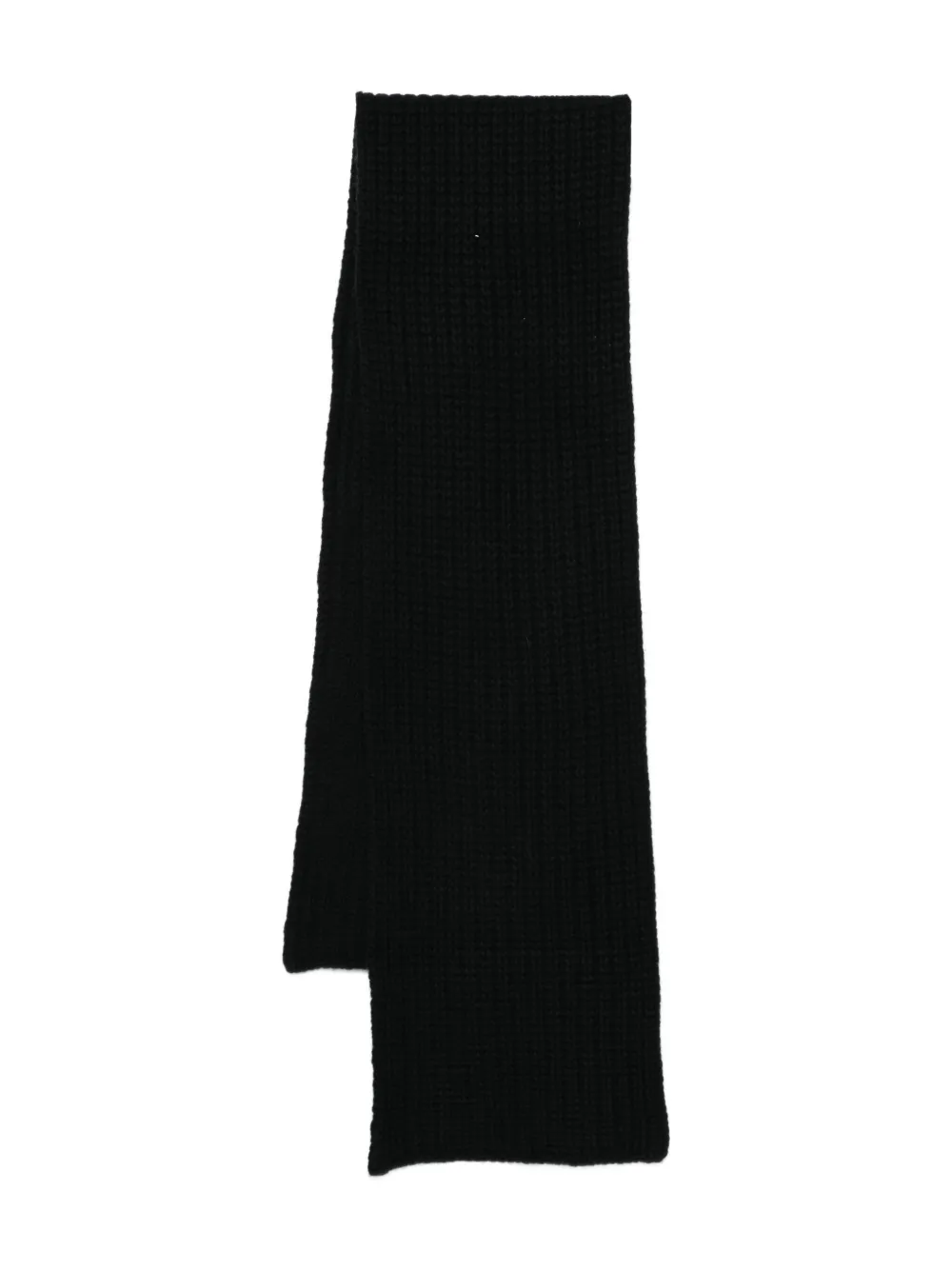 Liska Gerippter Kaschmirschal In Black