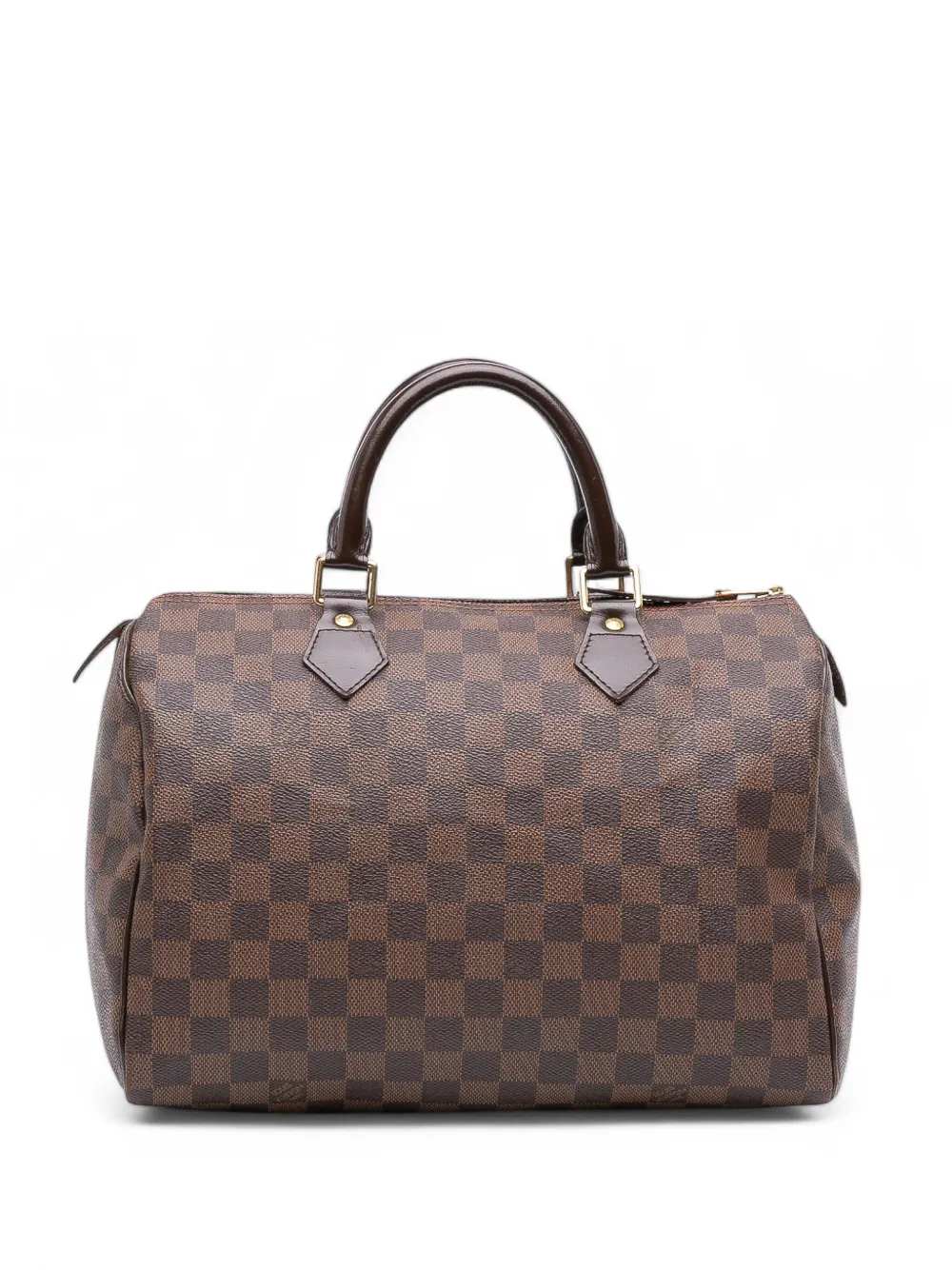 Louis Vuitton Pre-Owned 2011 Damier Ebene Speedy 30 boston bag - ブラウン Louis Vuitton Pre-Owned 2011 Damier Ebene Speedy 30 boston bag - ブラウン