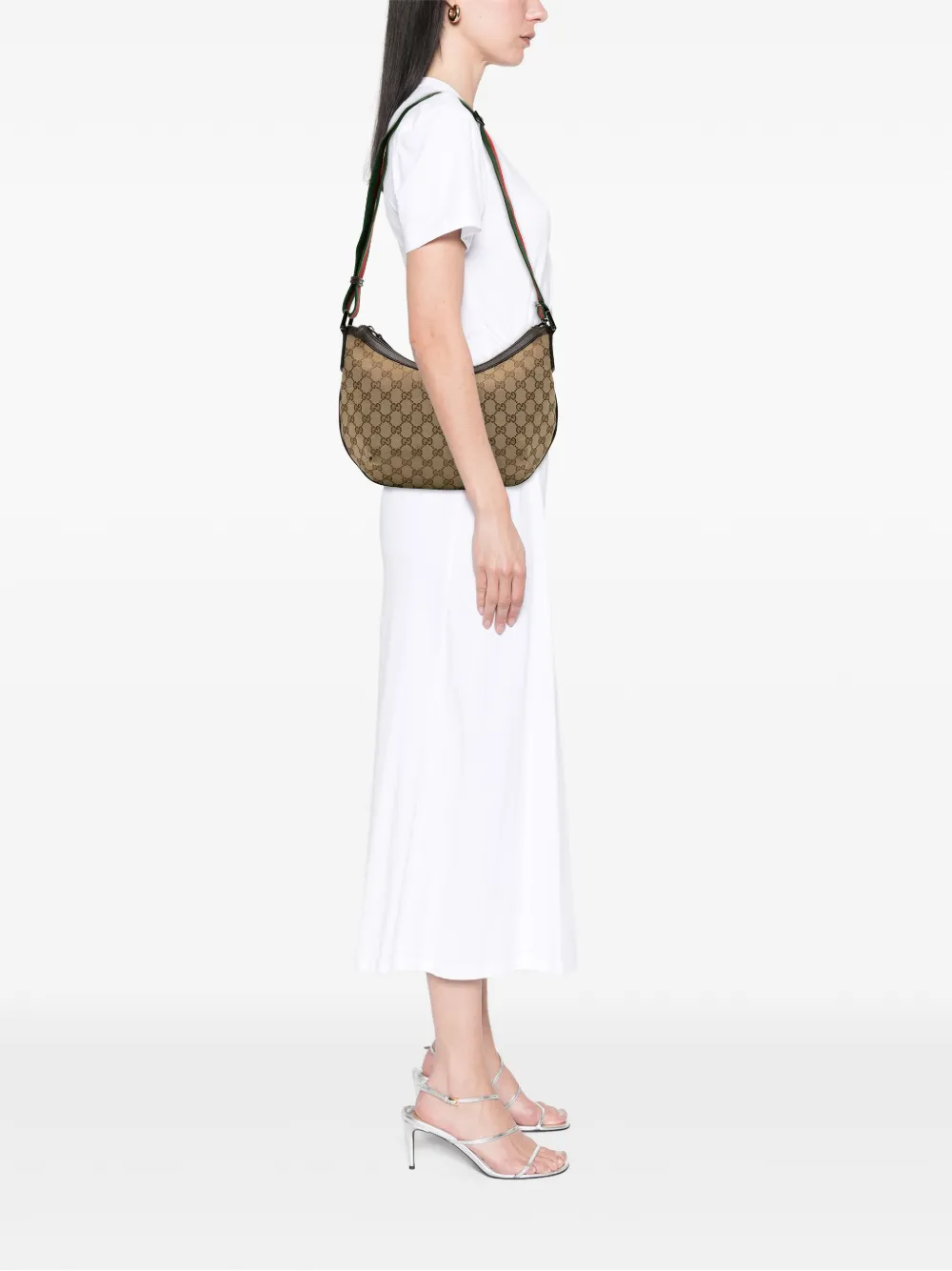 Gucci Pre-Owned 2016-2025 GG Canvas Web crossbody bag | Pre-Owned | Image 2
