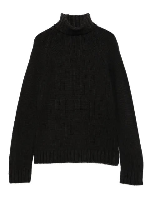 base turtleneck ribbed sweater
