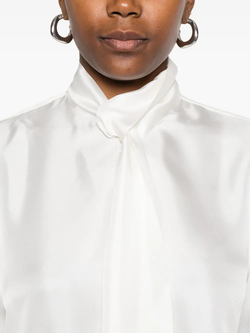 Archivio '67 Asymmetric Blouse In White