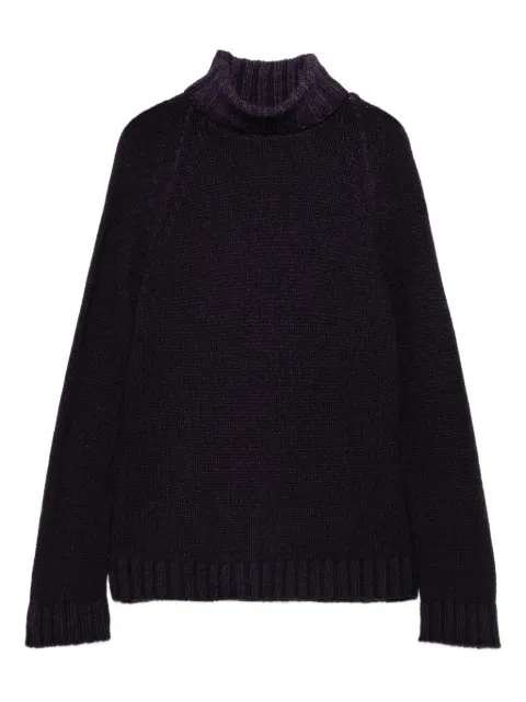 base turtleneck ribbed sweater
