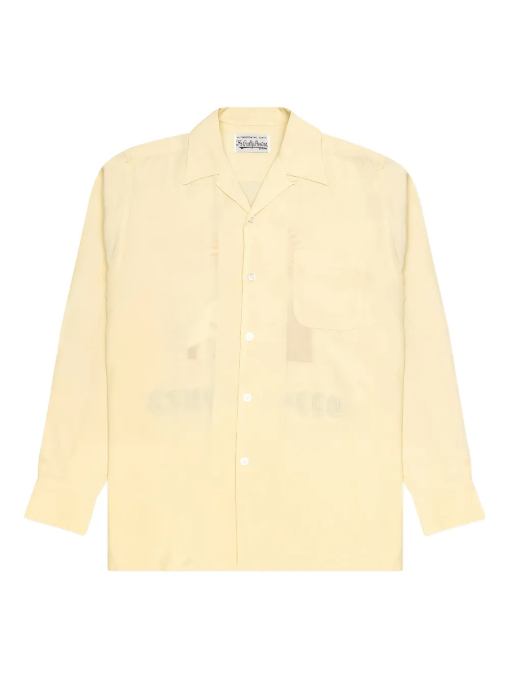 WACKO MARIA embroidered shirt | Yellow | Image 1