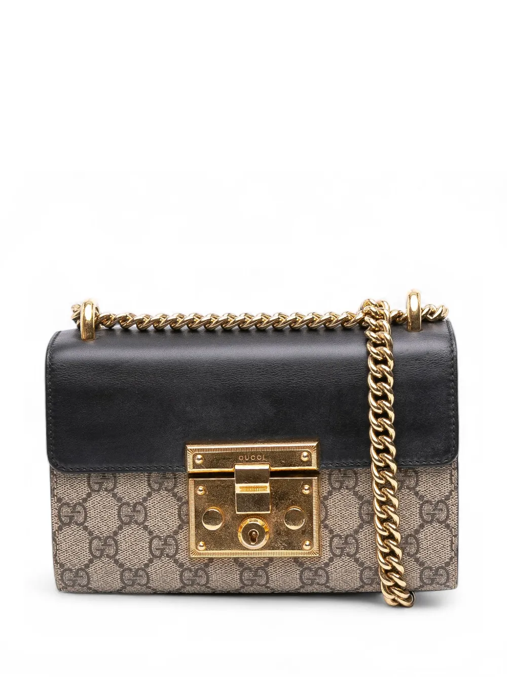 Gucci Pre-Owned 2016-2025 Small GG Supreme Padlock crossbody bag - Gucci Pre-Owned 2016-2025 Small GG Supreme Padlock crossbody bag -