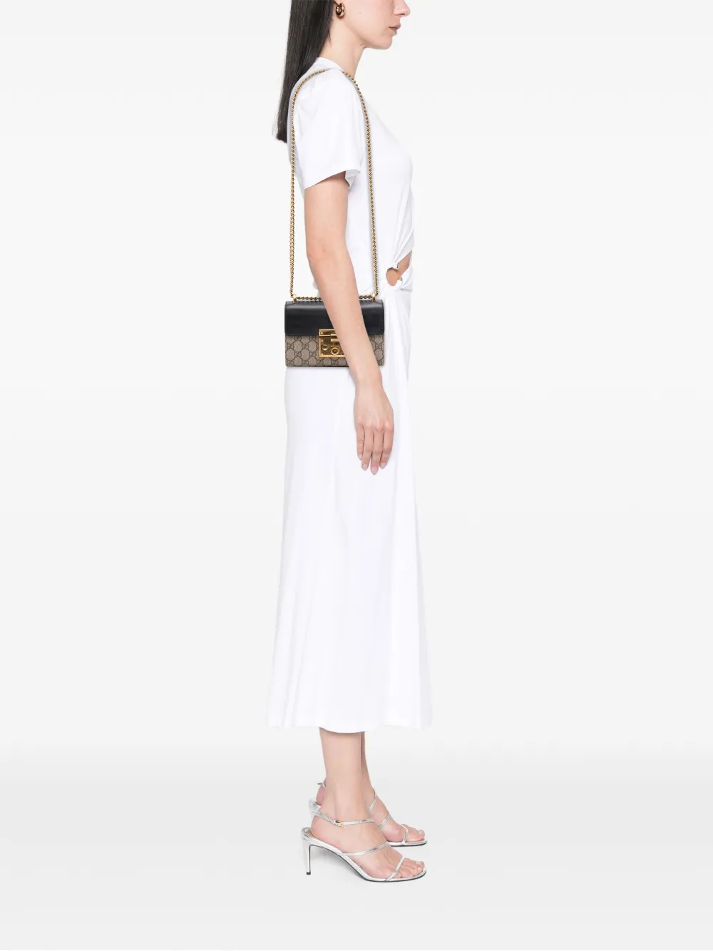 Gucci Pre-Owned 2016-2025 Small GG Supreme Padlock crossbody bag | Pre-Owned | Image 2