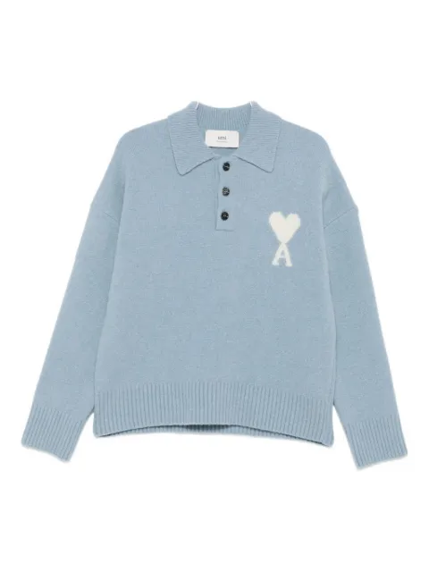 AMI Paris Ami de Coeur polo sweatshirt