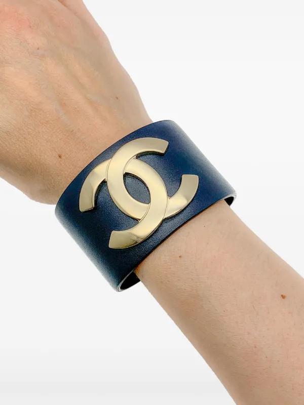 CHANEL Pre-Owned 2017 ココマーク カフブレスレット | ゴールドトーン