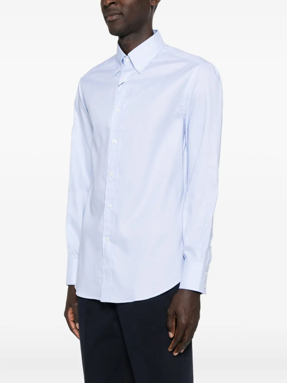 Brunello Cucinelli Overhemd met lange mouwen Blauw