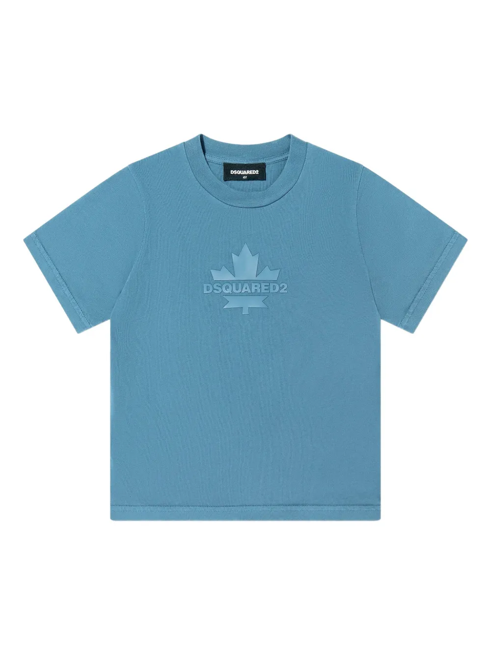Dsquared2 Embossed Graphic T-shirt In Blue