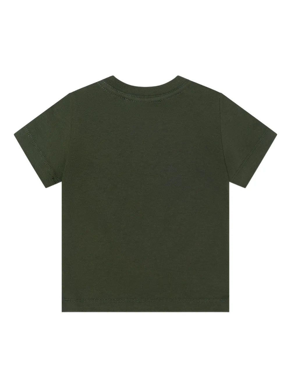 Dsquared2 Logo Snap-button T-shirt In Green