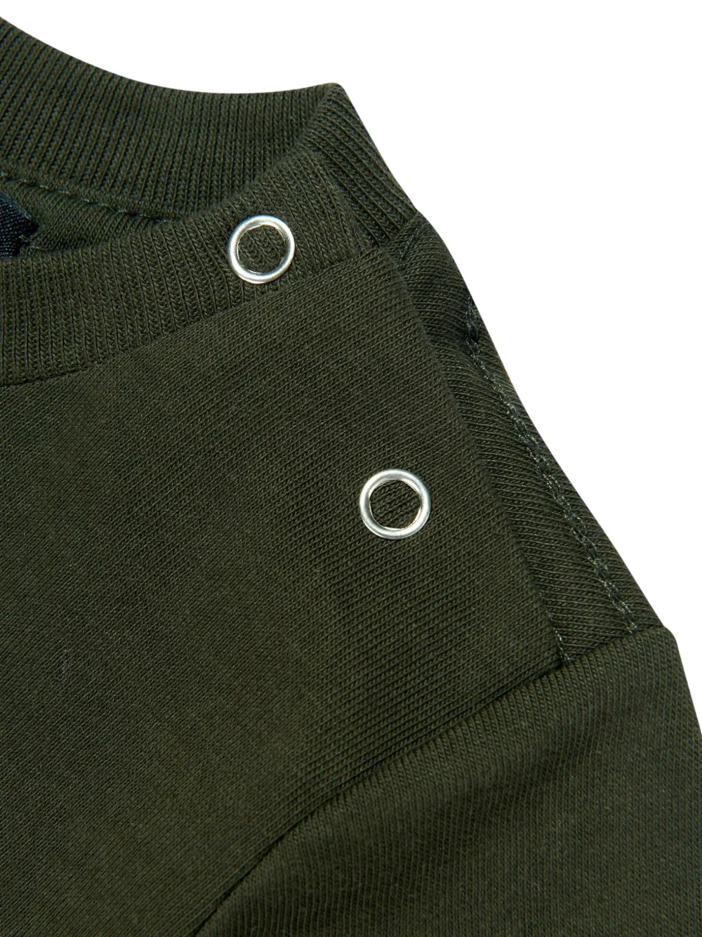 Dsquared2 Logo Snap-button T-shirt In Green