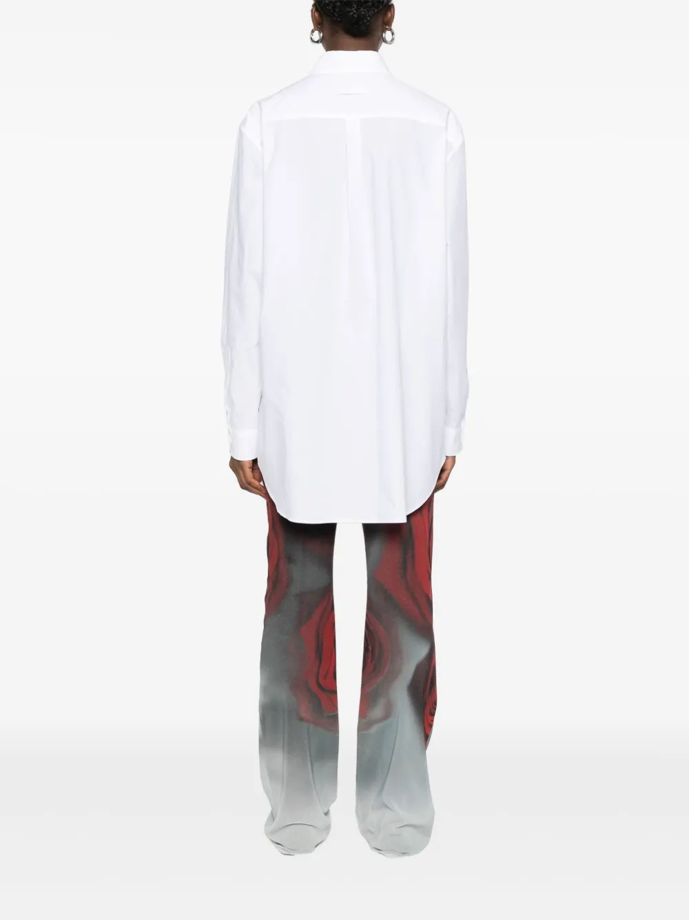 Jean Paul Gaultier Graphic-print Shirt In White
