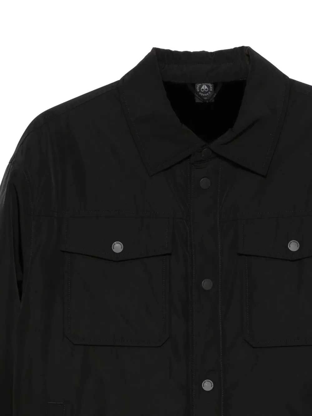 Moose Knuckles Shirtjack met knoopsluiting Zwart