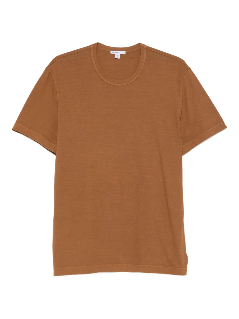 James Perse Crew Neck Short-sleeve T-shirt In Brown