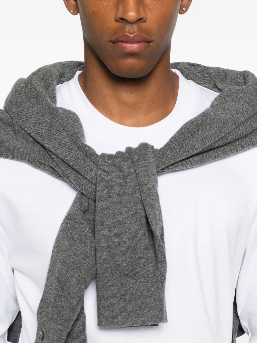 Sunspel T-shirt met lange mouwen Wit