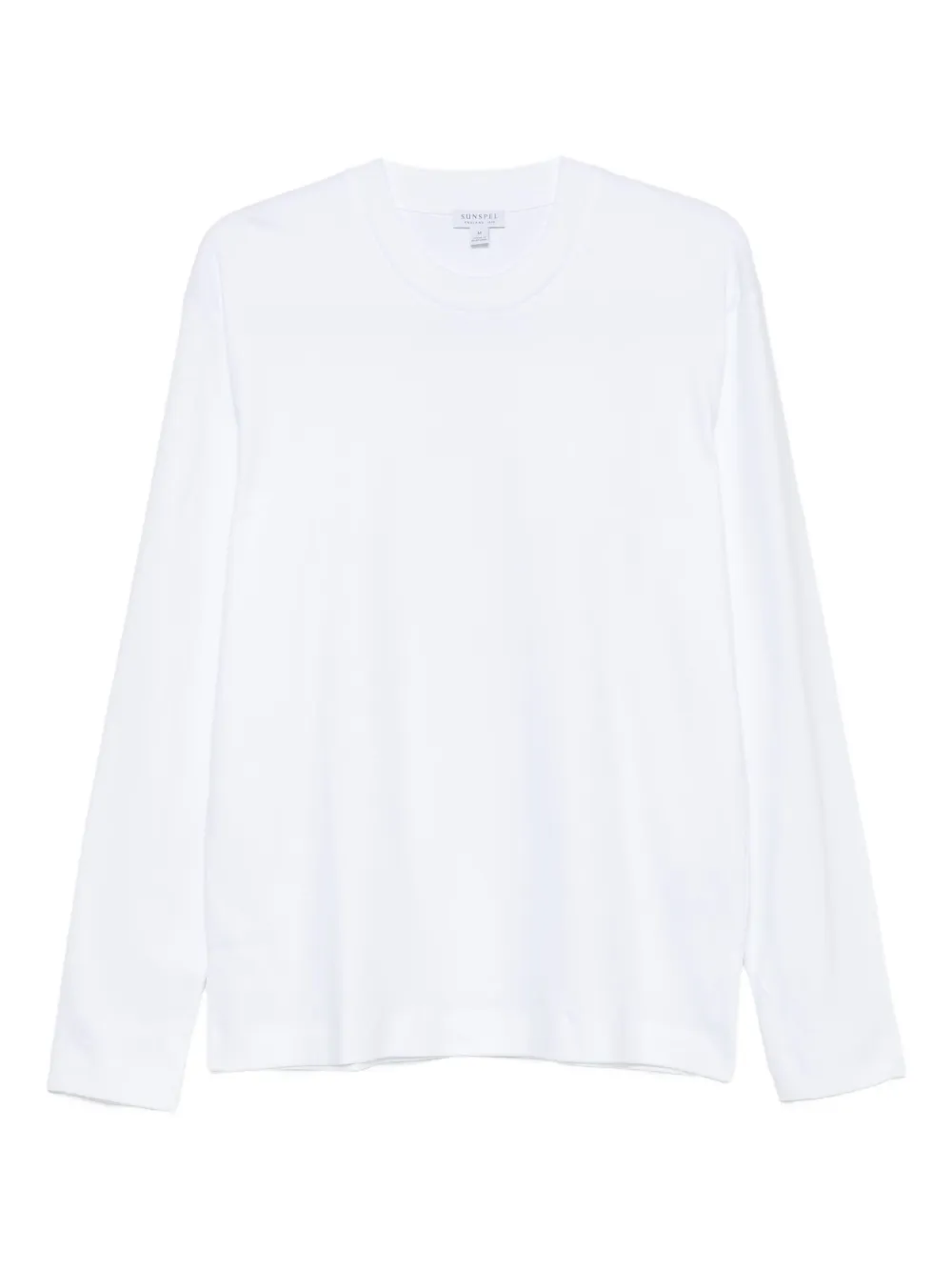 Sunspel long-sleeve T-shirt | White | Image 1