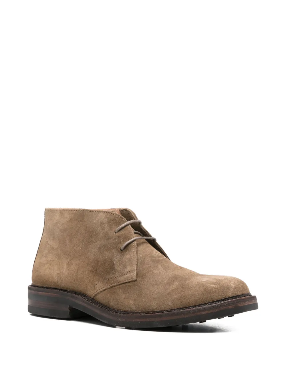 Astorflex Suede Lace-up Boots In Brown