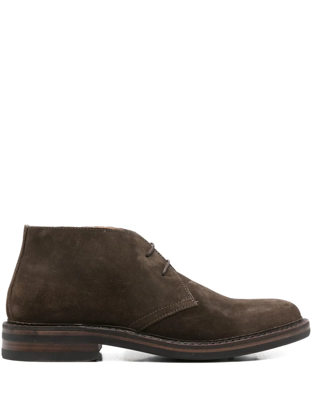 Astorflex suede lace-up boots Brown