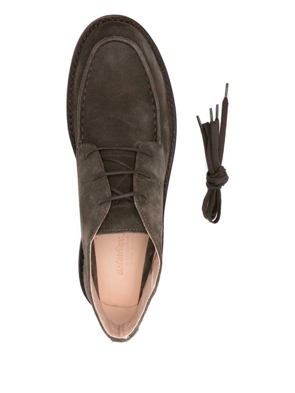 Astorflex Suède veterlaarzen Grijs