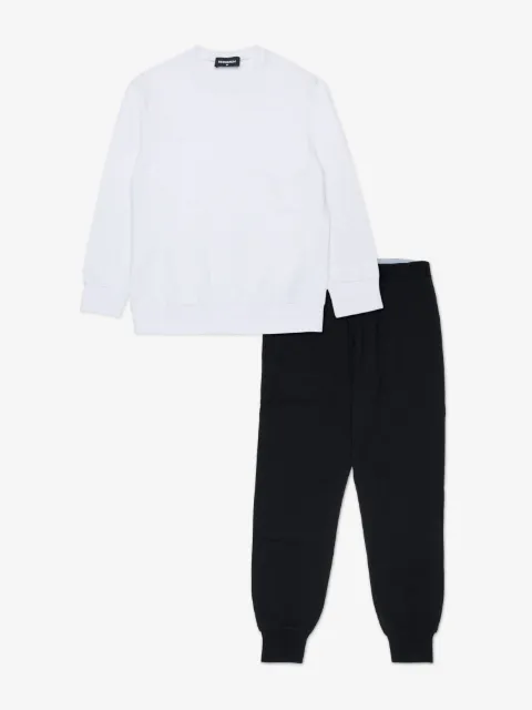 DSQUARED2 KIDS traje deportivo con logo en la pretina