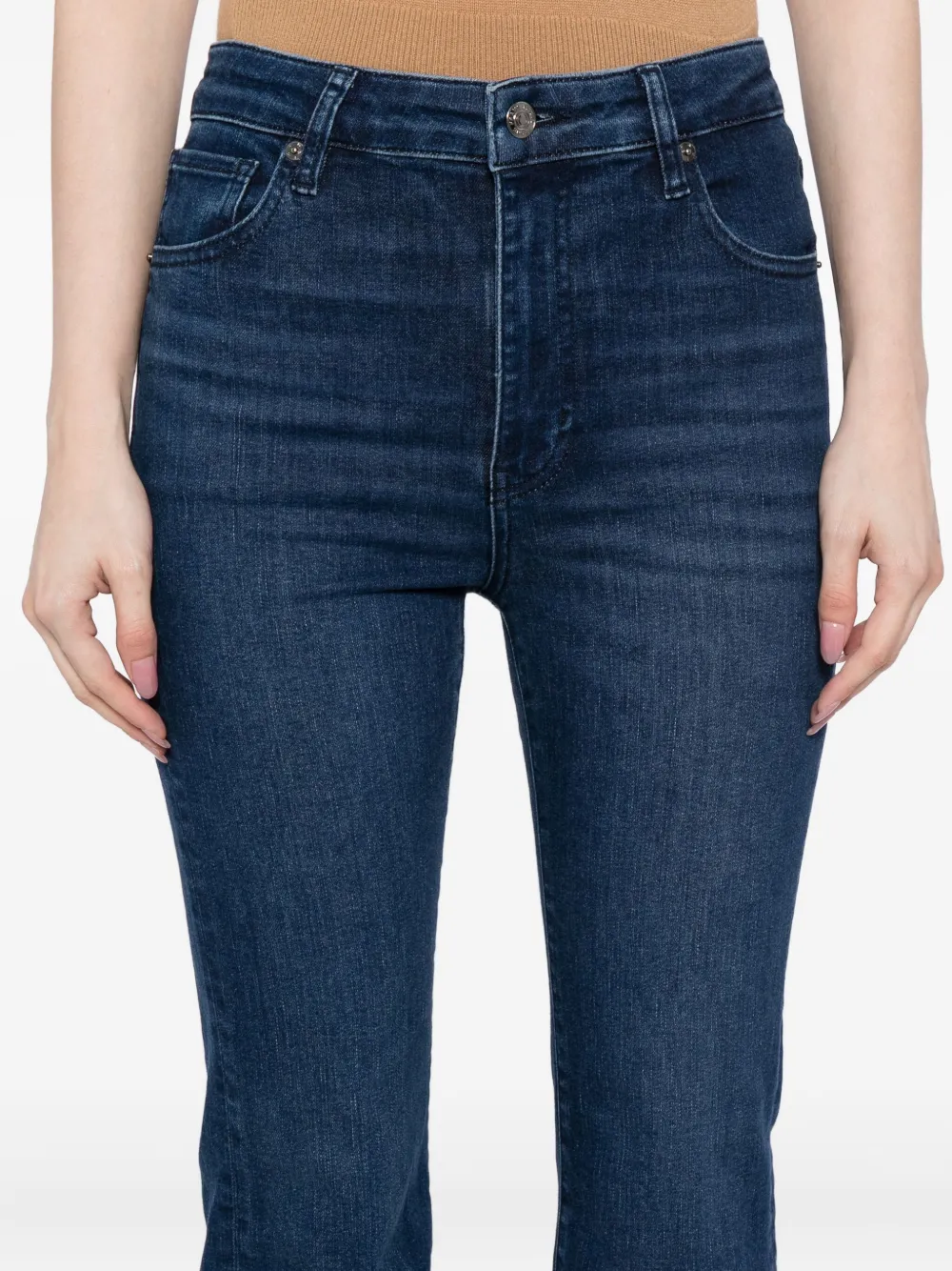 Frame The Reboot Cropped Jeans In Blue