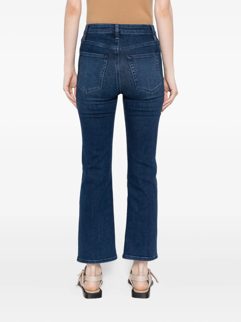 Frame The Reboot Cropped Jeans In Blue