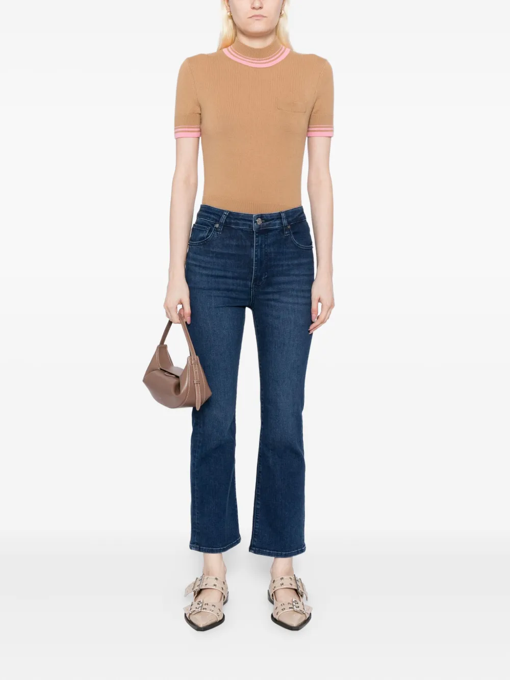 FRAME The Reboot cropped jeans - Blauw