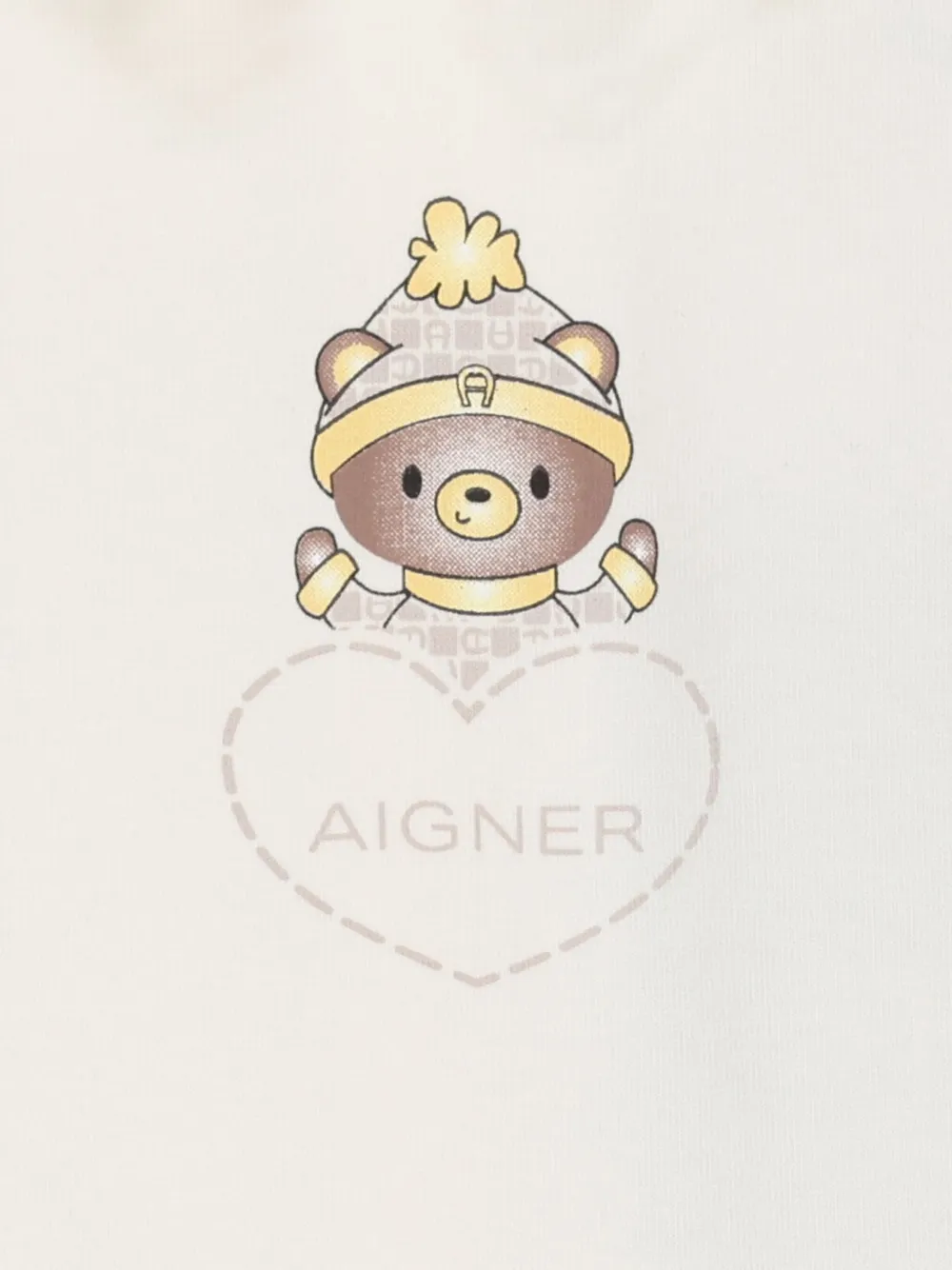 Aigner Logo-print Babygrow In White