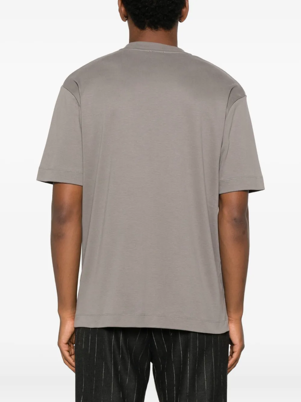 Sunspel Crew-neck T-shirt In Gray