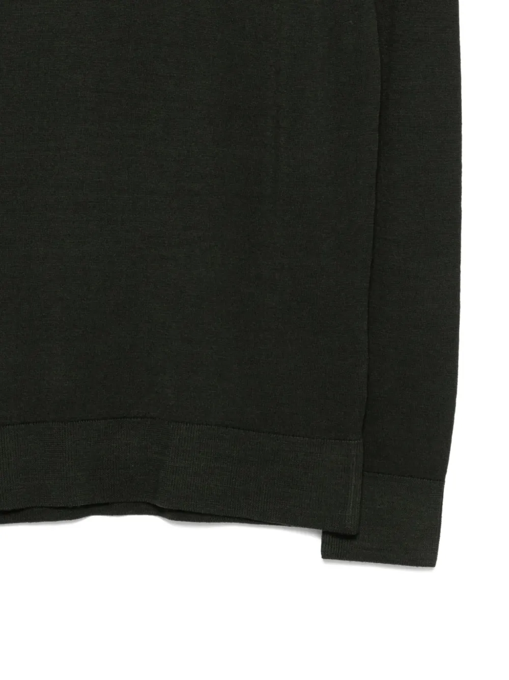 Sunspel Crew Neck Sweater In Green