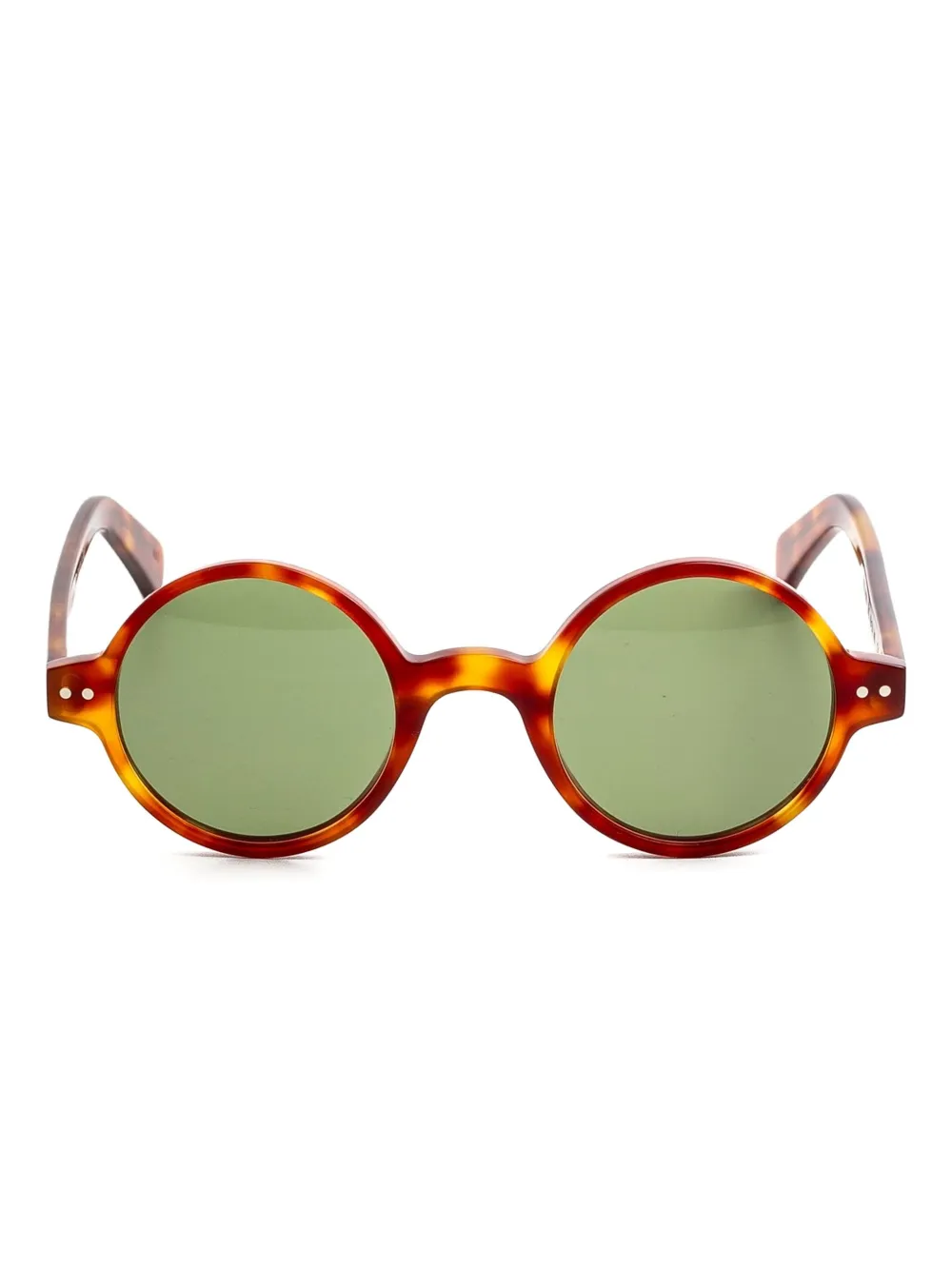 Epos Palladio tortoiseshell round sunglasses | Green | Image 1
