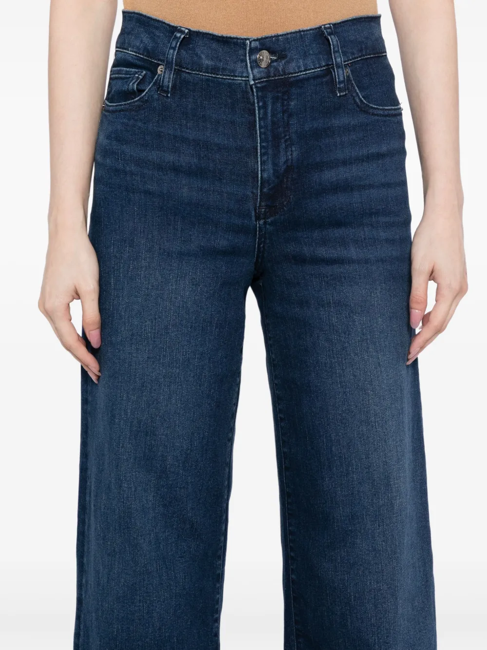 FRAME Slim-fit jeans Blauw