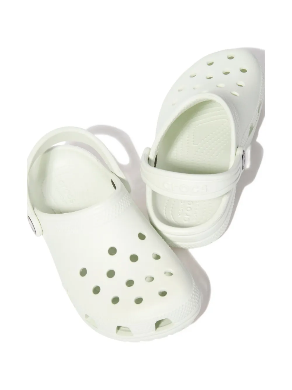 Crocs Kids Classic klompen met geperforeerde details Groen