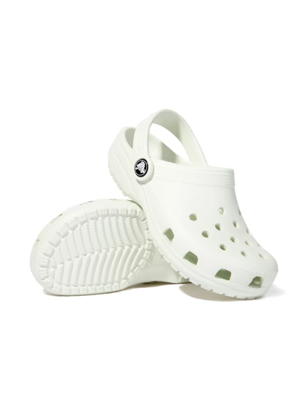 Crocs Kids Classic klompen met geperforeerde details Groen
