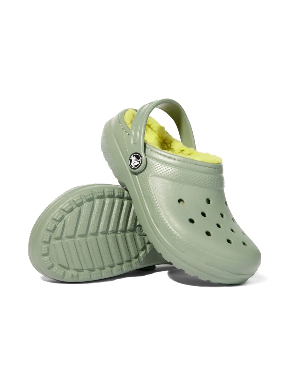 Crocs Kids Sandalen met geperforeerde details Groen