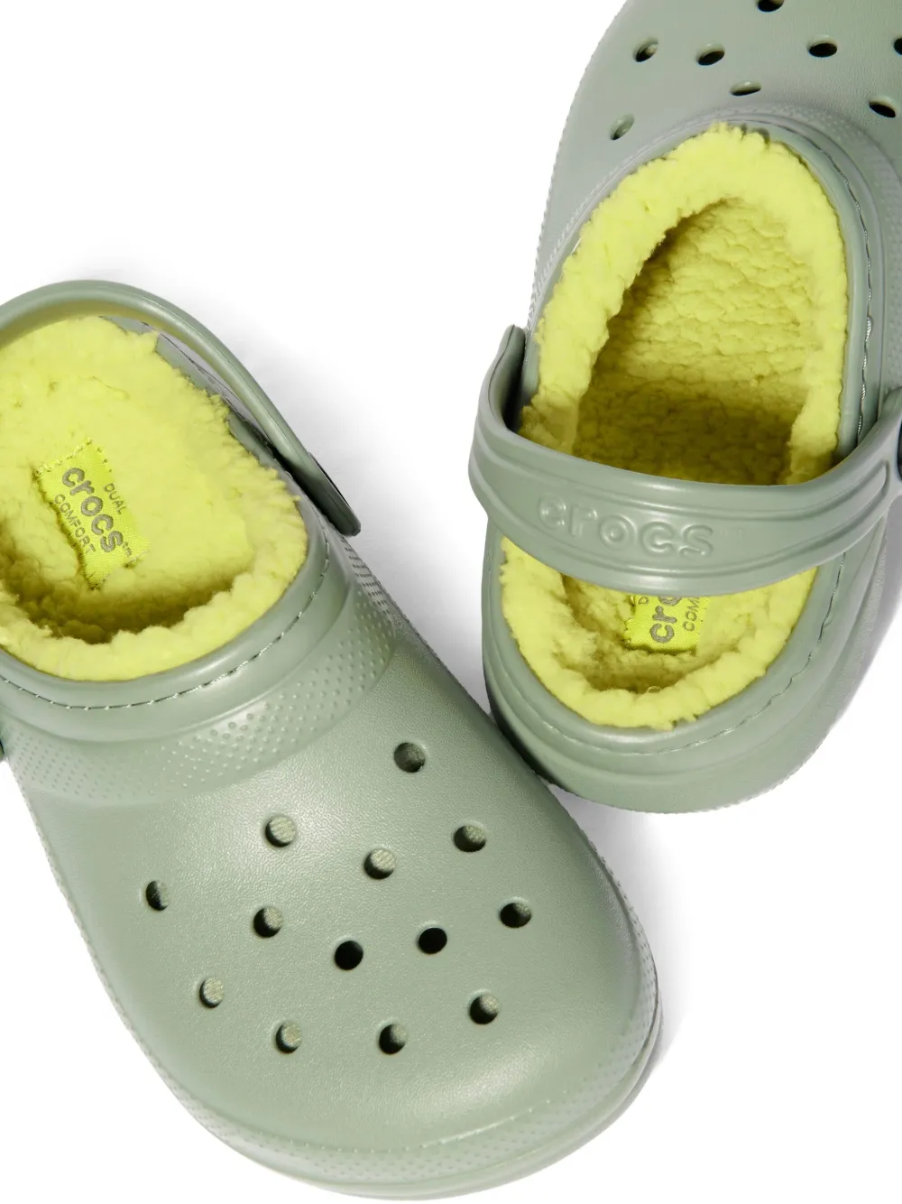Crocs Kids Sandalen met geperforeerde details Groen