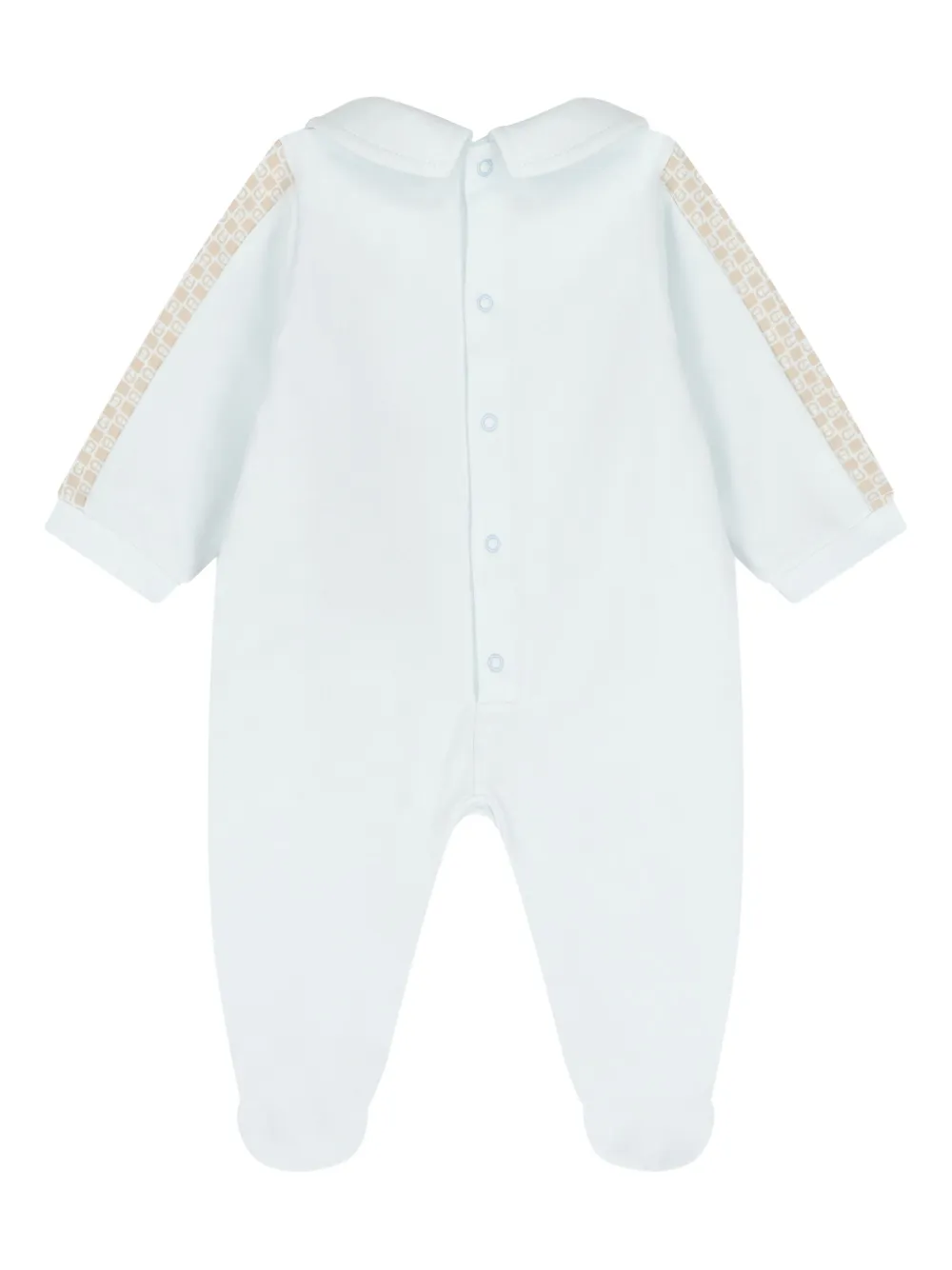 Aigner Kids Romper met logoprint - Blauw