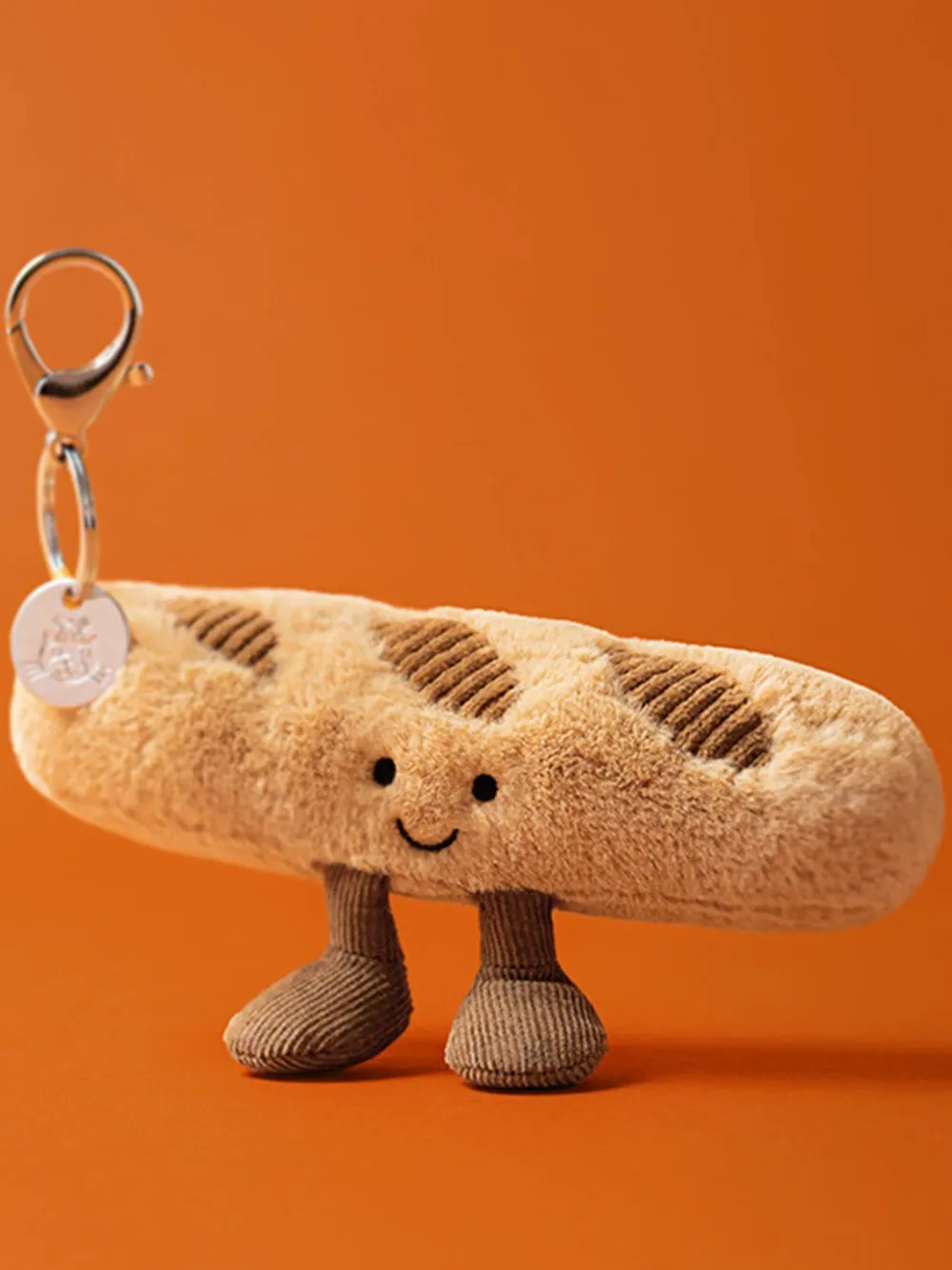 Jellycat Baguette sleutelhanger Beige