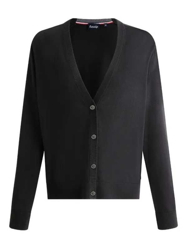 Fusalp Leovra Cardigan in Black
