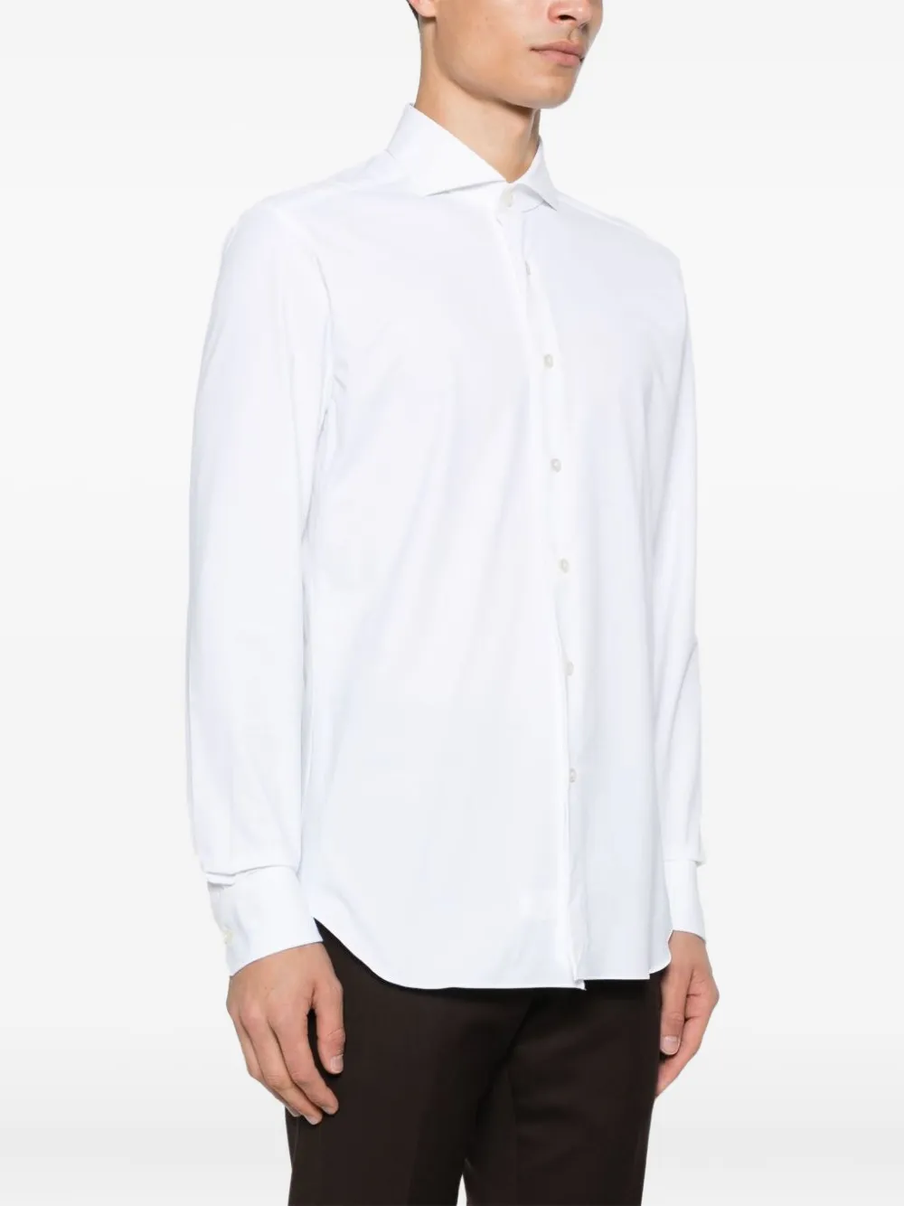 Xacus Wollen overhemd Wit