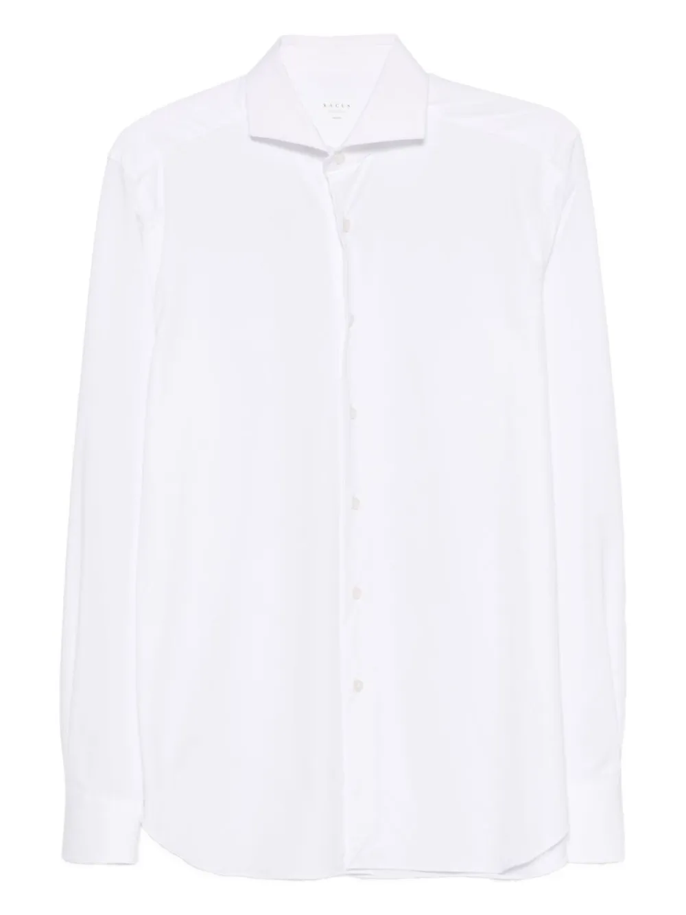 Xacus spread-collar wool shirt | White | Image 1