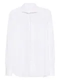 Xacus spread-collar wool shirt - White