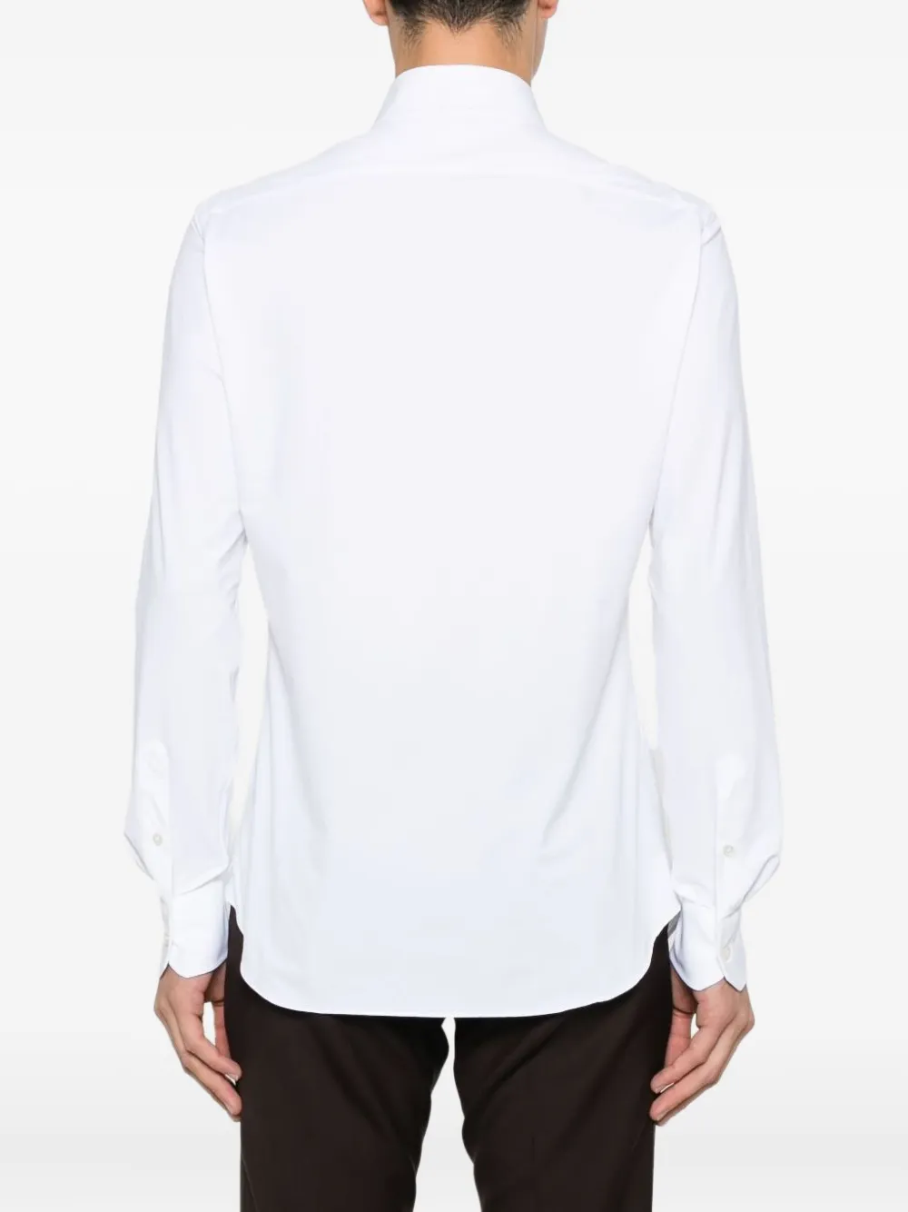 Xacus Wollen overhemd Wit