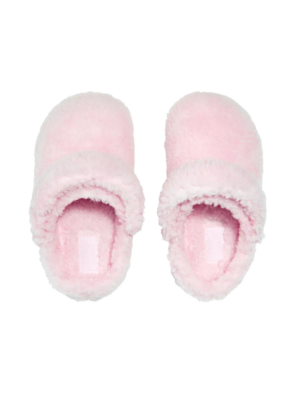 Crocs Kids Cozzzy slippers met imitatiebont Roze